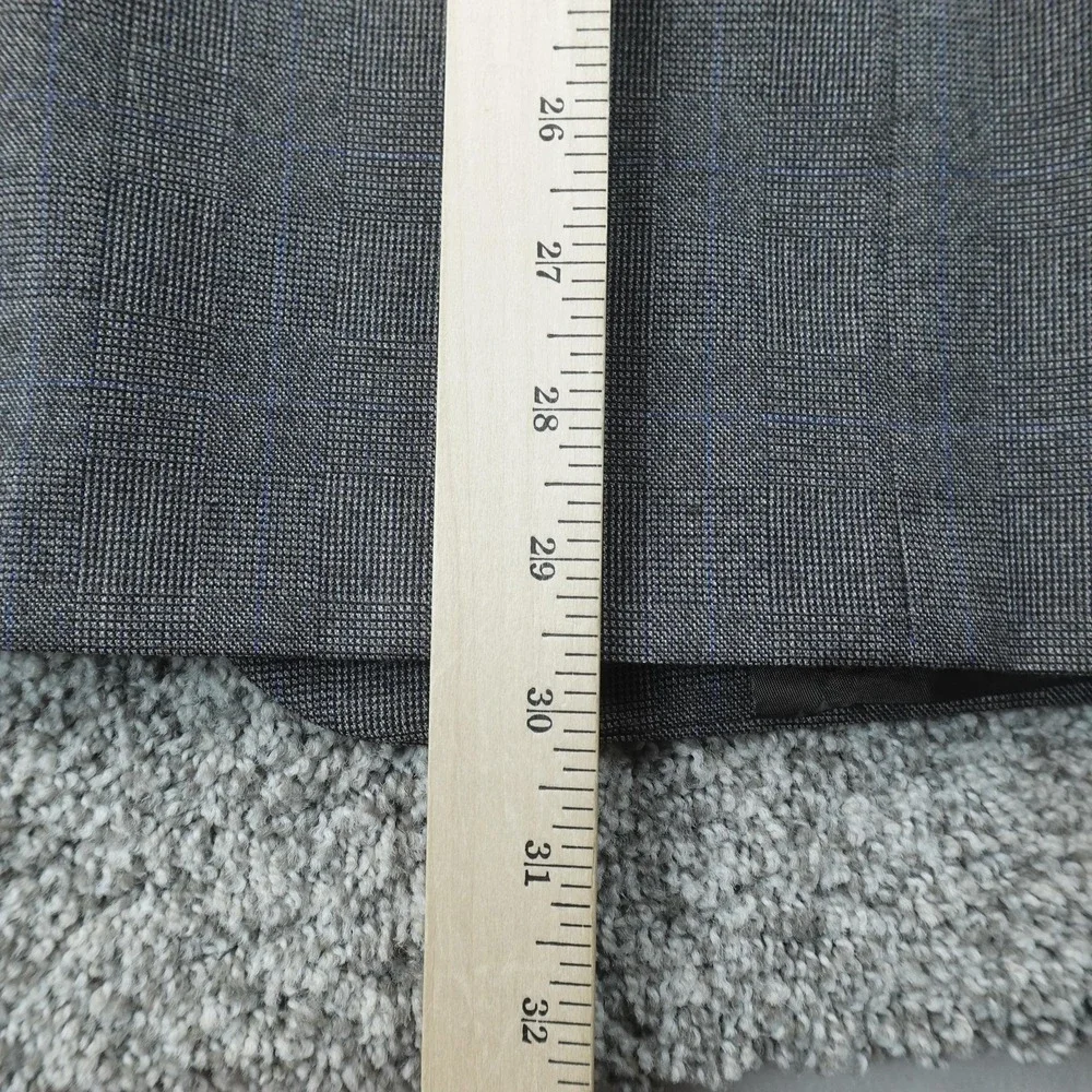 VTG Christian Dior Blazer Mens M Gray Wool Button Sport Coat Suit Jacket Top USA